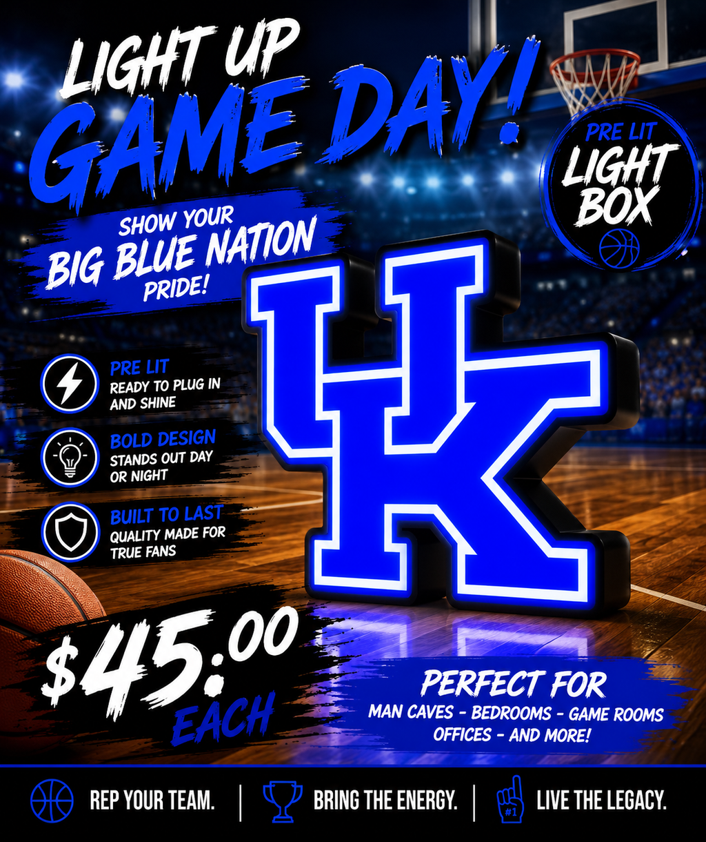 Kentucky Wildcats Light box!