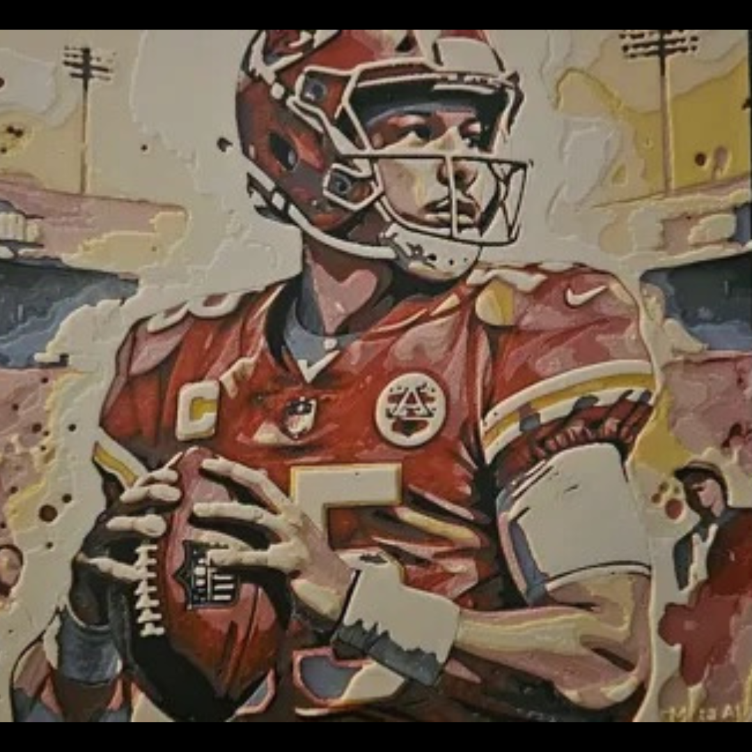 Patrick Mahomes Hueforge 8 x10