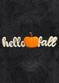 Hello Fall Home Decor Sign 11” long