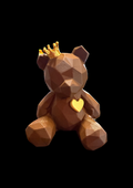 The Queens Bear Figure