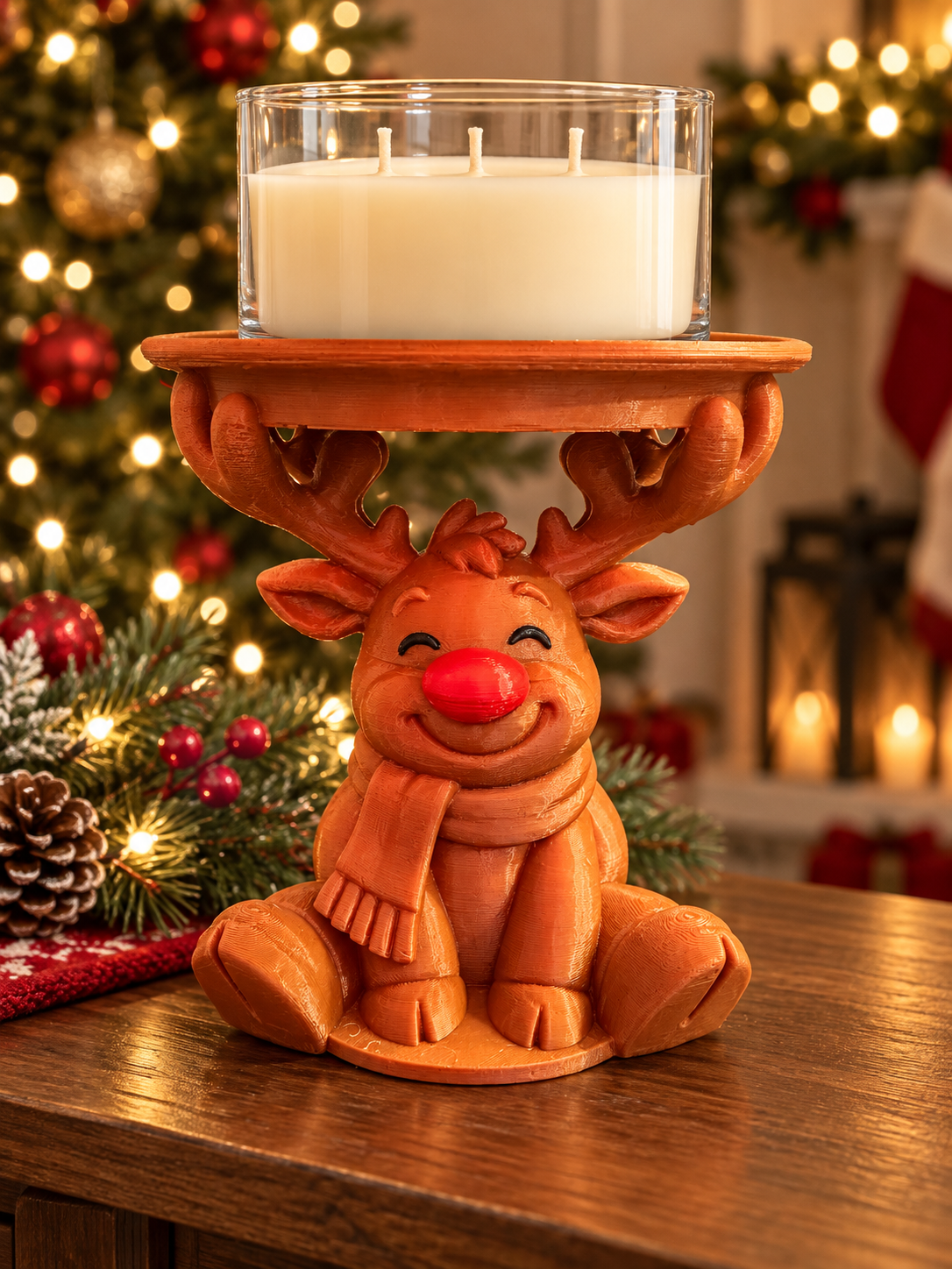 Reindeer Candle Holder