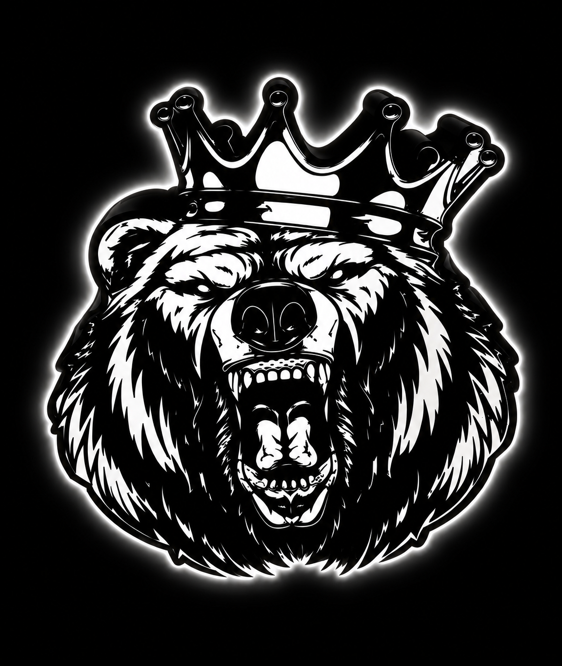 The Queens Bear Light Box