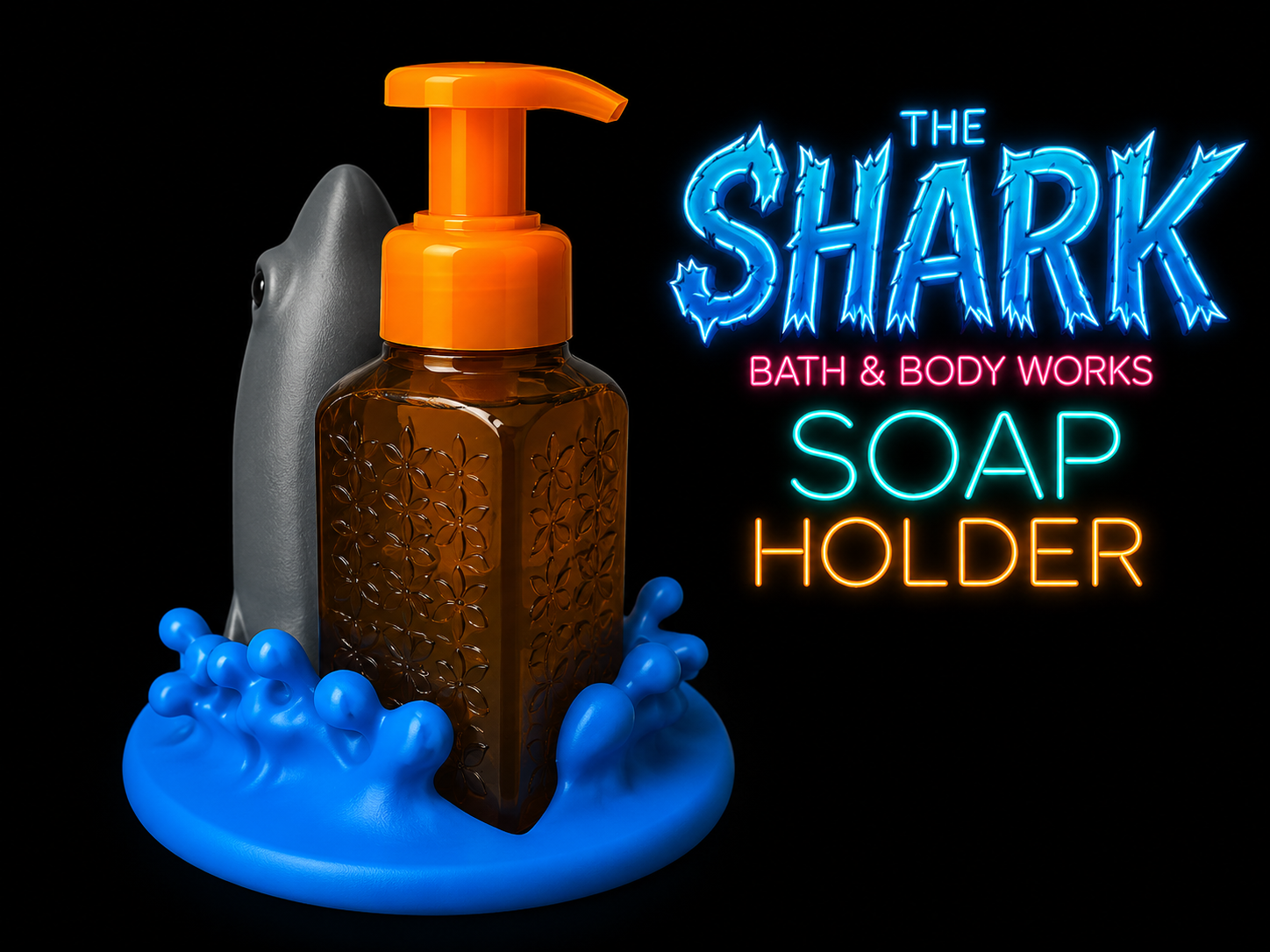 The Shark Bath and Body Soap holder