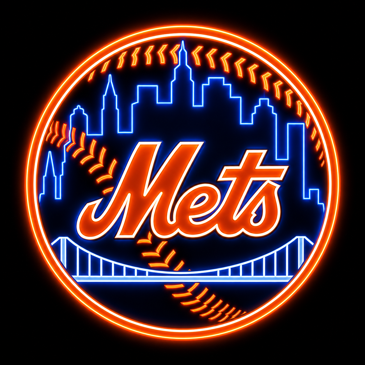 New York Mets Light up Sign